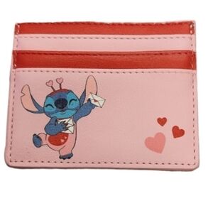 Disney Stitch Her Universe credit card holder NWT Valentines heartd